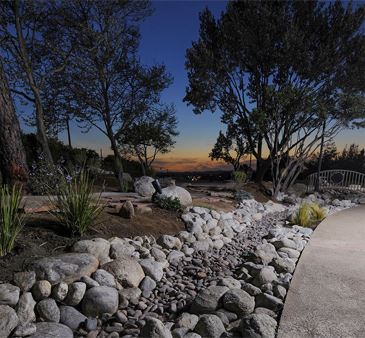 Night Time view of landspace