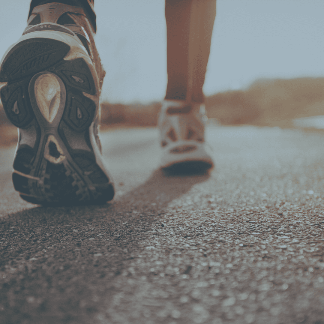 Photo of runner on street