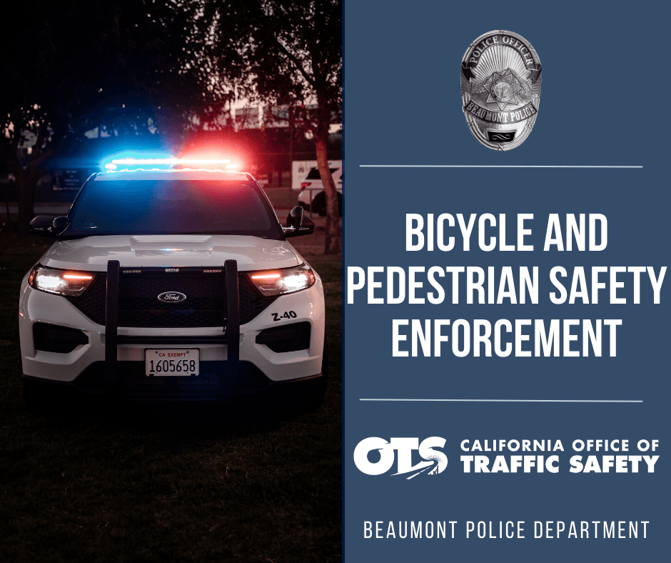 OTS grant bicycle and ped enforcement_