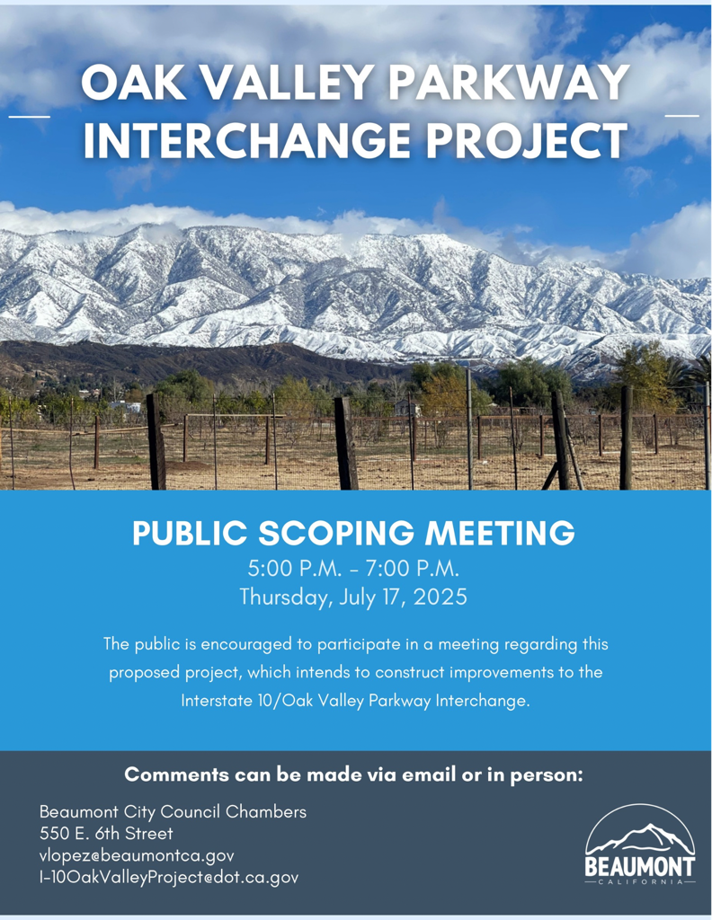 Public scoping meeting OVP/I-10